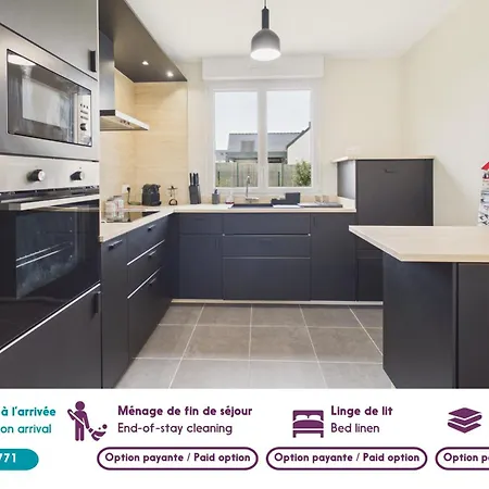 950m De La - Maison Familiale Avec Jardin 皮里亚克叙尔梅尔